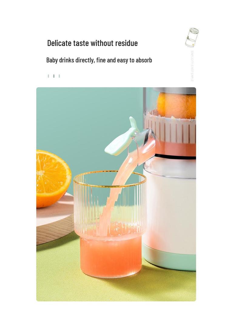 Portable USB Electric Juicer: Fast Pulp Separation for Fresh Orange Juice