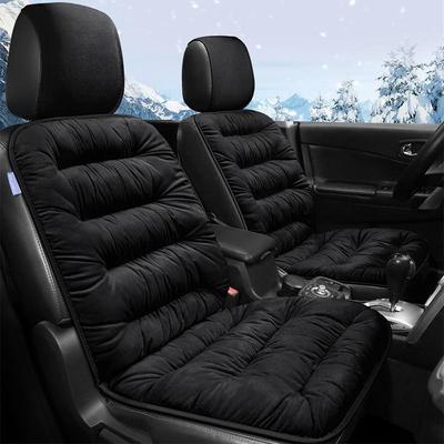 24 New Winter Thickened Plush Universal Car Seat Cushion Set - Front & Rear
