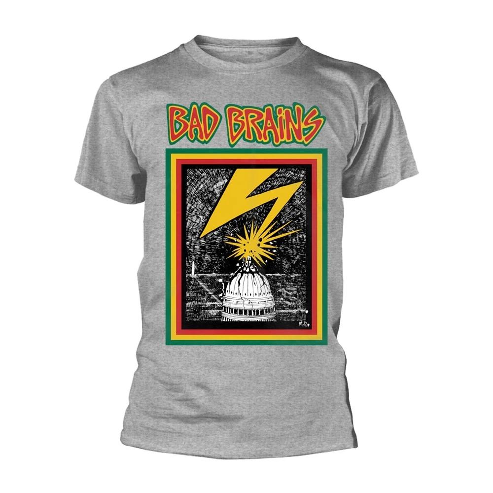Bad Brains Bb (Grey) Official Mens Unisex T-Shirt M