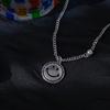 Versatile Smiley Face Necklace: Chic European & American Design