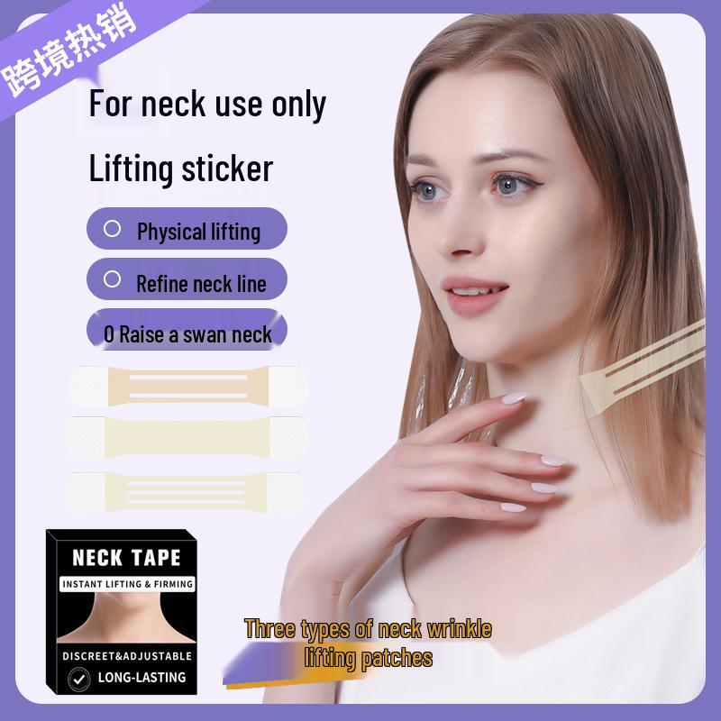 Neck Lift Double-Head Patch for Wrinkles, Semi-Transparent & Invisible, Unisex 2026 Edition