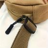 Yogodlns Fish Shape Canvas Messenger Bag Fashion Cute Embroidery Portable Zippered Small Purses Handbags Mini Crossbody Bag