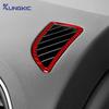 Real Soft Carbon Fiber Sticker For Seat Leon 2013 2014 2015 2016 2017 2018 2019 2020 Car Air Outlet Instrument Panel Trim