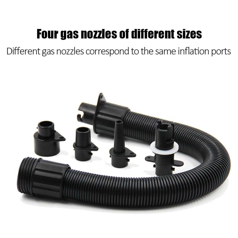 AC Electric Pump for Inflatables Air Mattress Pump Air Bed Pool Toy Raft Boat Quick Electric Air Pump with 4pcs Air