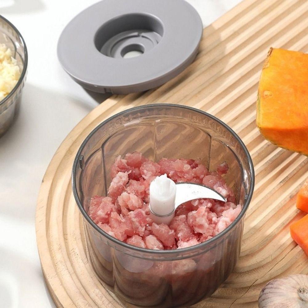 USB Rechargeable Electric Meat Grinder Plastic Baby Food Processor Food Grinder Vegetable Prep
