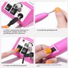 Portable Nail Drill Machine Electric Manicure Nail Polishing Head Kit For Gel Polish Professional Manicure Tool Salon Equipment