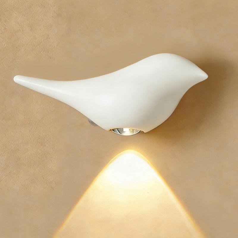Vogelförmige automatische Sensor-Nachtlampe Moderne LED-Wandleuchte Flurleuchte USB-wiederaufladbare Wandleuchte Langlebig