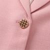 Blazer Da Donna Abbigliamento Taglia Forte Autunno Elegante Chic Giacca da Abito con Colletto Sartoriale Moda