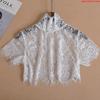 Shawl Wrap Blouse Lace Collar Embroidered Chiffon Removable Collar  Clothing Accessories
