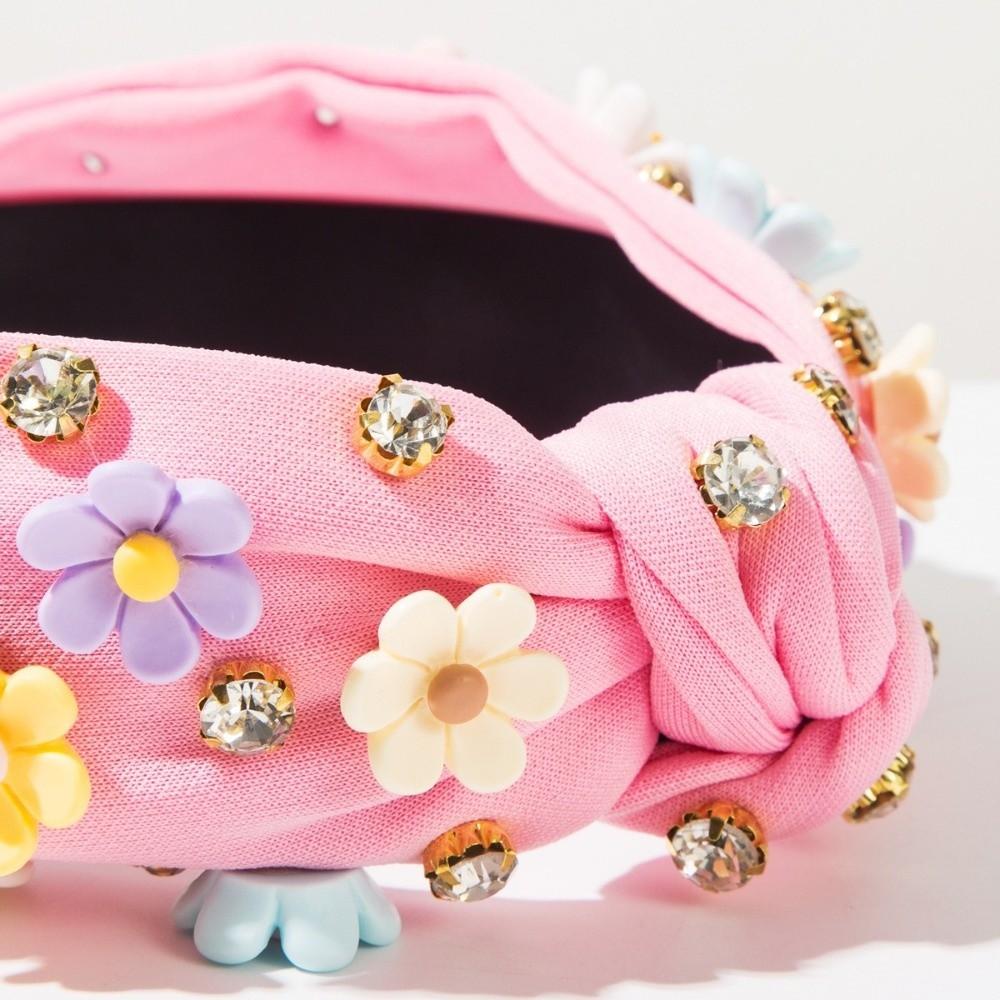 Baroque Sweet Headbands Candy-colored Rhinestone Headband New Women's Hair Accessories