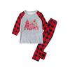 Christmas Print Family Matching Long Sleeved Parent-child Suit Home Clothes Suit Fall