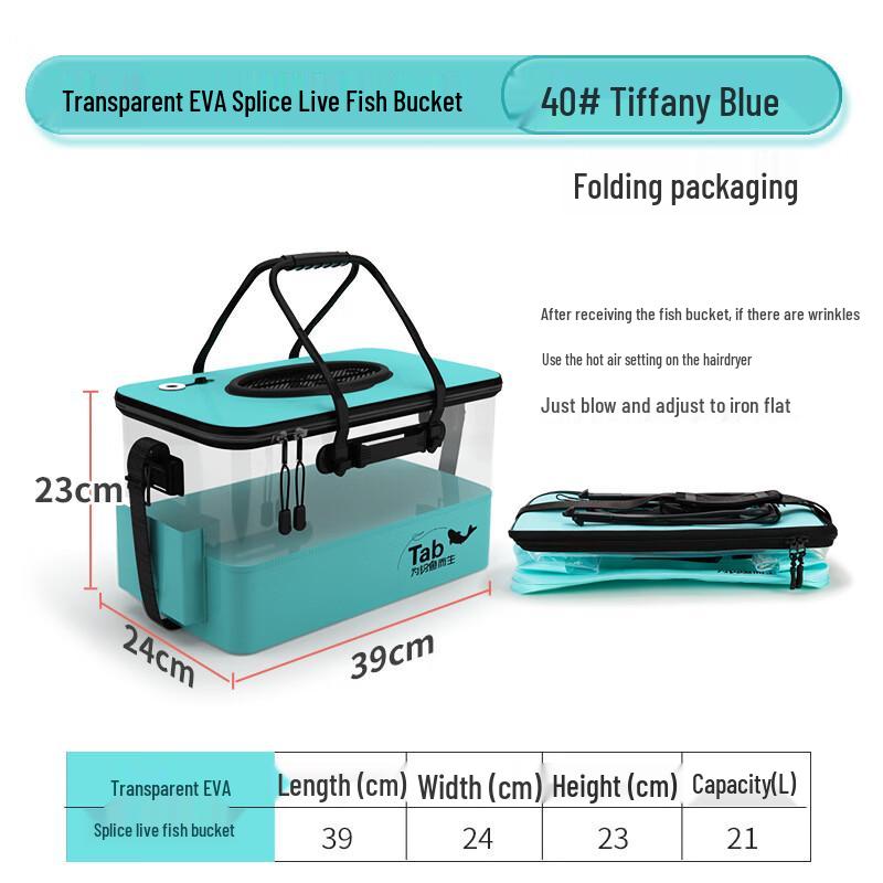 Brangdy Collapsible EVA Fishing Bucket