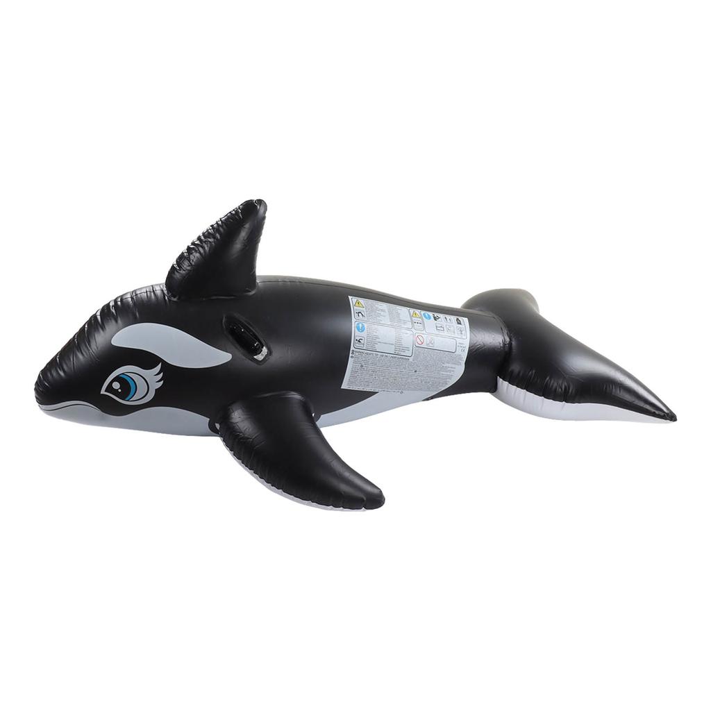 Big Whale Float PVC Quick Inflate Ergonomic Whale Inflatable Pool Float for Men Women