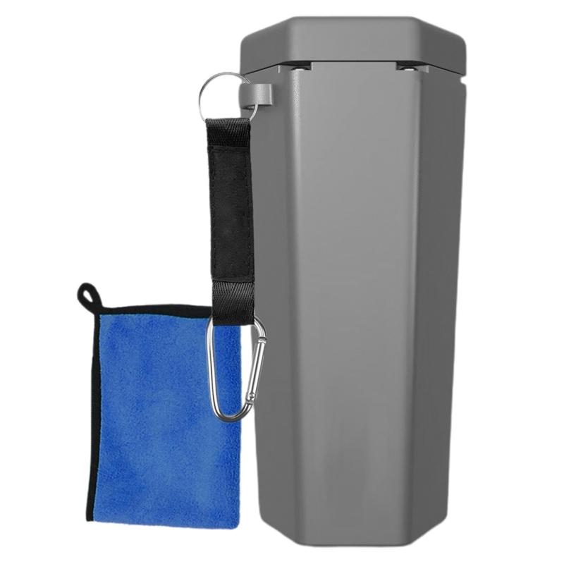 

Professional Golf Ball Washer With Golf Towel Elevates Your Golfing Experience Convenient Attachment Golf Accessory 1