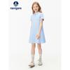 Navigare Italian Small Sailboat Children's Clothing Girls' Short-Sleeved Dress 2026 Summer Fashionable Children's Dress