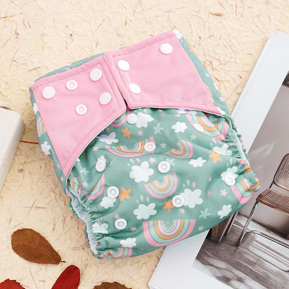 Happyflute Wasserdichte & Auslaufsichere Waschbare Baby Stoffwindeln