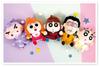 Tees Factory Crayon Shin-chan Plush Mascot, Buriburi KS-5546437BP