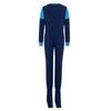 Unisex Kids Adaptive Clothing Round Neck Long Sleeve Anti Strip Back Full Zipper Color Block Footed Jumpsuit Special Needs Clothing