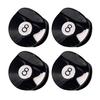 1/2/3/4/5Pcs Hair Claw Black 8 Ball Golf Club Hair Clip Women Updo Ponytail Holder