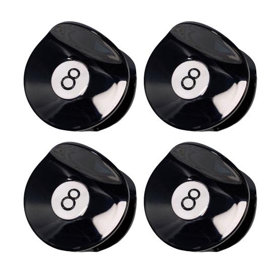 1/2/3/4/5Pcs Hair Claw Black 8 Ball Golf Club Hair Clip Women Updo Ponytail Holder
