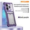 Galvanisiert Stoßfest Silikon Transparent Hülle Für Xiaomi Redmi Note 14S 12S 11S 14 5G 11 12 13 Pro Plus 14C 12T 11T 13T 14T Poco X5 M6 X6 C75 C65 Kartenabdeckung