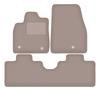 Beige Velour Floor Mats For: Ford Mustang Mach-e 0 (2020-)