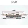 Aluminum Alloy Door Lock Body Margin 8534 8530 9230 9234 Lift Handle  Lock It  for 32mm Lock Cylinder