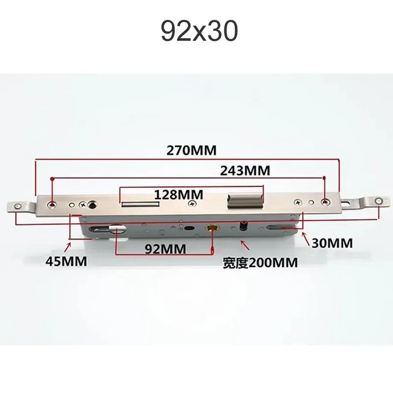 Aluminum Alloy Door Lock Body Margin 8534 8530 9230 9234 Lift Handle Lock It for 32mm Lock Cylinder