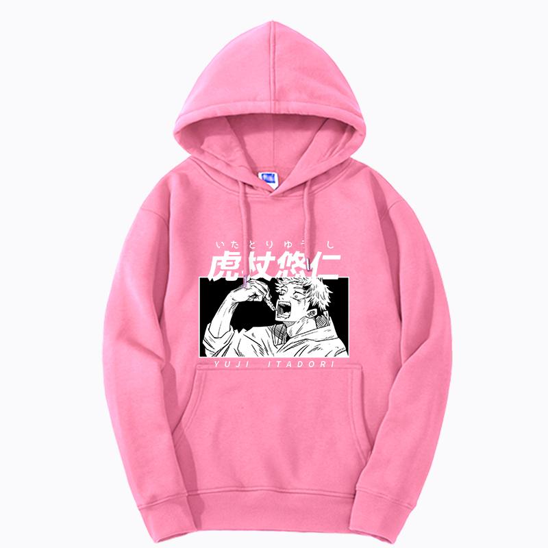 Jujutsu Kaisen Anime Gojo Satoru Graphic Hoodies Vintage Oversized Hooded Hip Hop Long Sleeves Hoodie Men Women Clothes