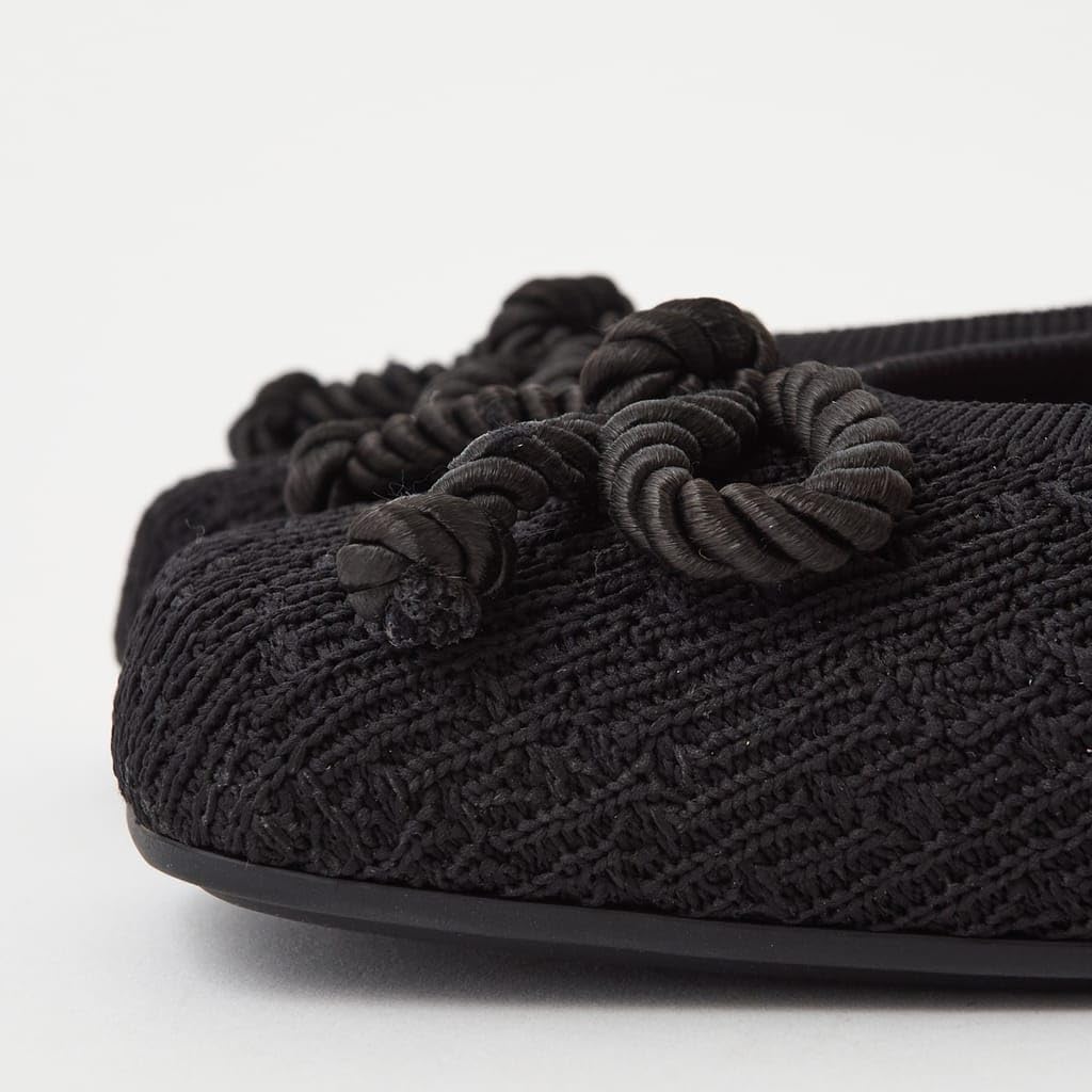 cumuu low heel flat 123405100013 [Diana] shoes, black, 24.5cm,