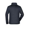 James and Nicholson Mens Knitted Fleece Jacket