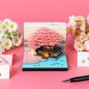 2026 3D Skulpturaler Haftnotizenkalender: Kreative Blumenrispen & Personalisierbare Ziergeschenke