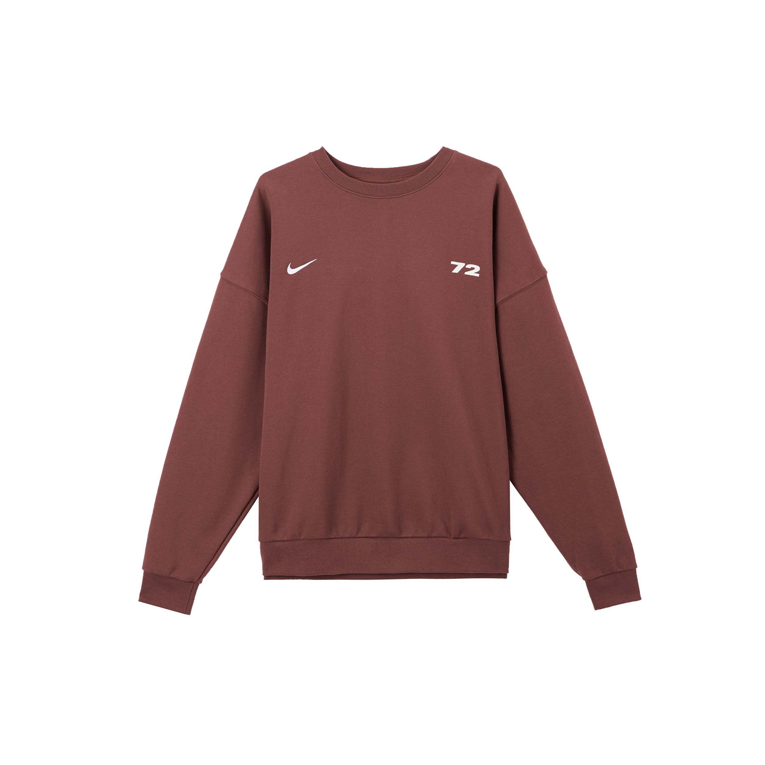 

New Nike Sweatshirt Men s Small Horse Brown/White HQ2962-231