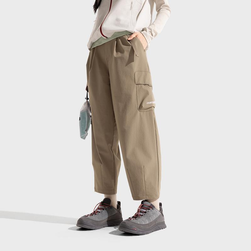 Li Ning CF Su Atmungsaktive Einfarbige Mittelhohe Gerade Freizeithose Damen Unterteile AYKV758-2