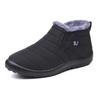 Size Option Men'S And Women'S Snow Boots Outdoor Soft Sole One Foot Kick Heavyweight Velvet Low Best Cotton Boots Winter Plus