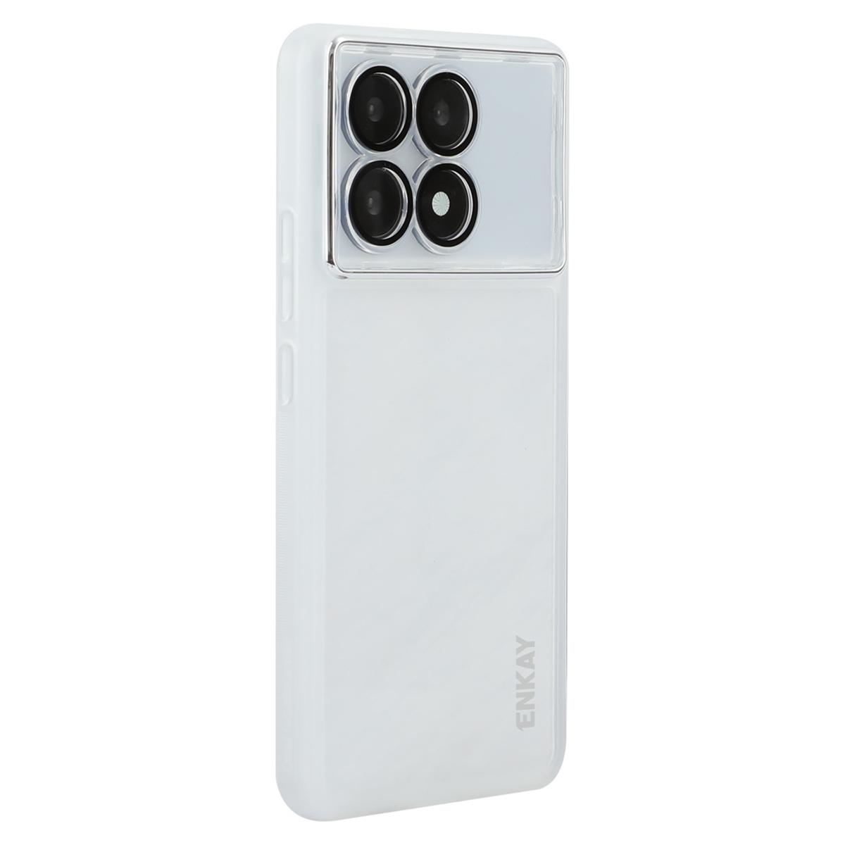 

ENKAY HAT PRINCE For Xiaomi Poco X6 Pro 5G/Redmi K70E 5G Case Matte TPU Phone Cover with Lens Film B