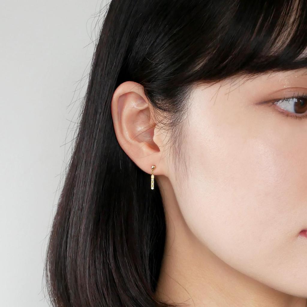 Vendome K10YG Diamond Earrings GJVA0375 DI [Official] [VA Aoyama]