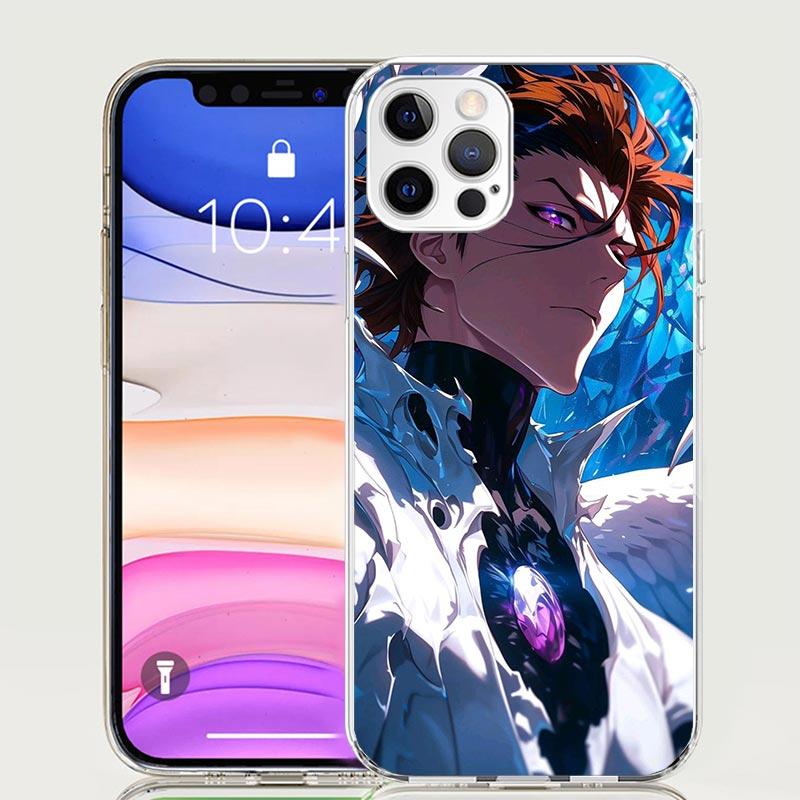 Aizen Sousuke Bleach Phone Case for Apple iPhone 17 Air 16 15 Plus 14 + 13 Mini 12 11 Pro Max 7 8 SE 16Max Soft Shell Cover Coqu