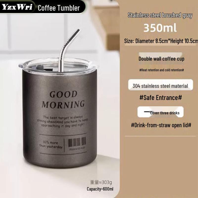 

304 Stainless Steel Insulated Iced Americano Cup with Vacuum Double-Layer Design Standard