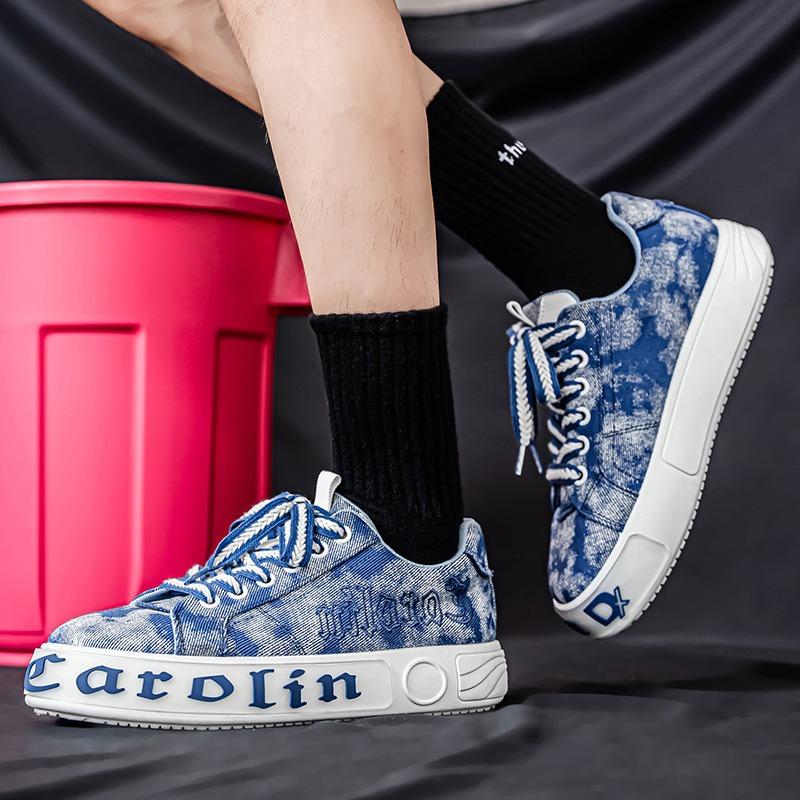 Fashion High Quality Outdoor Men's Sneakers Fashion Board Shoes for Men Casual Breathable Mesh Light Anti-slip Shoes Zapatos De Hombre