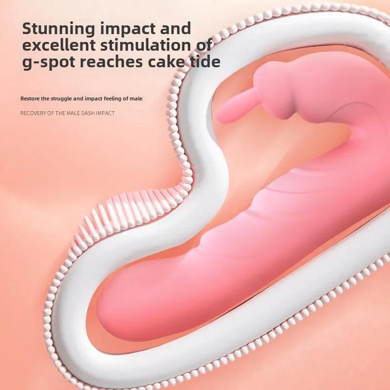 Female Masturbation Vibrator Clitoral Vaginal Stimulator G-spot Tongue Vibrator Anal Plug Dildo Female Adult Products