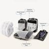 4-Piece Thickened Compressed Mesh Storage Bags - Large Capacity Shoe & Luggage Organizers,Multi-Functional for Travel & Home Use