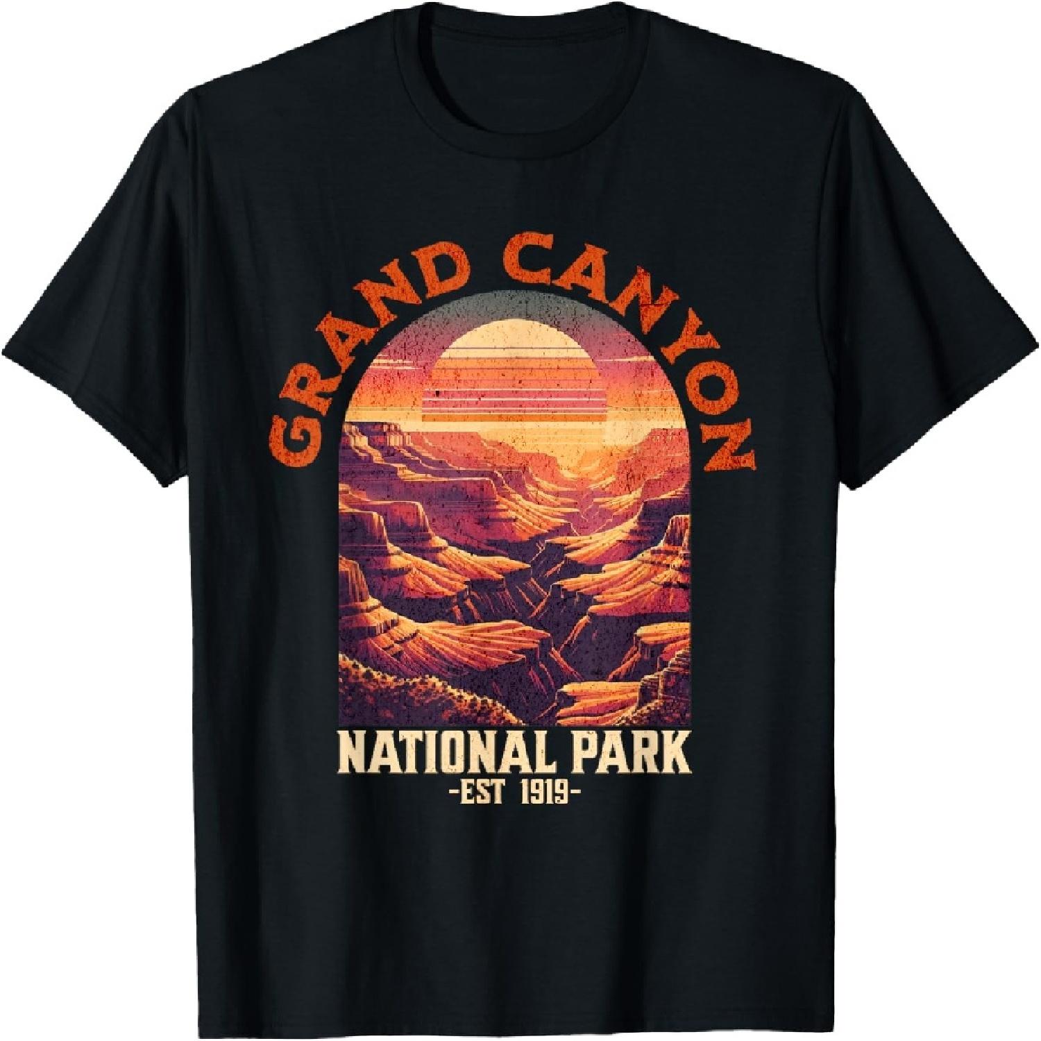 Grand Canyon National Park 1919 Vintage T-Shirt XXXXXL разноцветный
