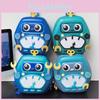 Cute Eggshell Backpack With Robot Print Design For Daycare