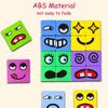 Kids Magic Face Changing Cube Toy Montessori Expressions Building Blocks Matching Puzzles Interactive Board Game Education Toys