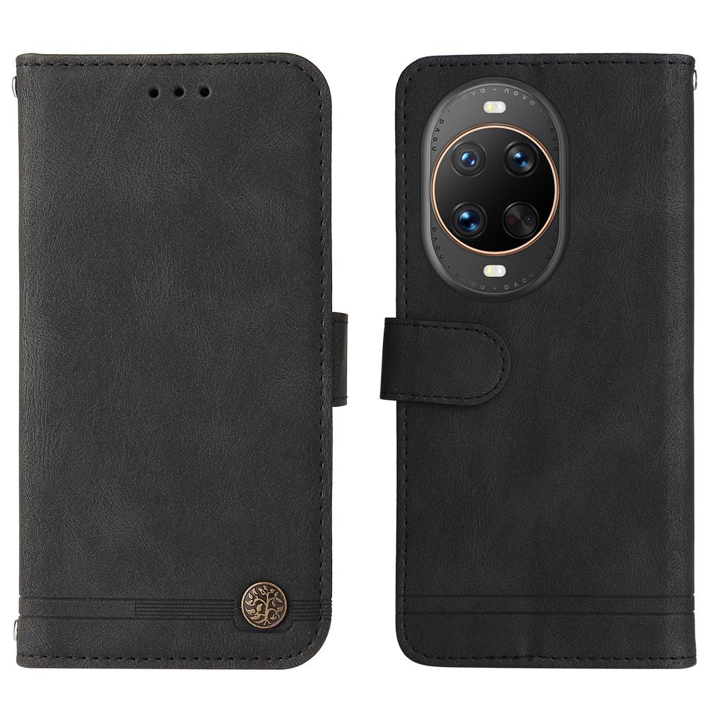 For Huawei Nova 14 Ultra 5G Leather Wallet Cases Skin Touch Phone Cover Stand with Strap