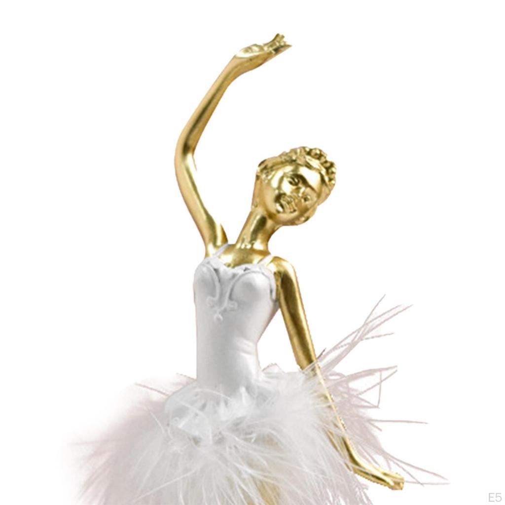 Ballerina Statue Ballet Dancer Sculpture Collection Statuette Creative Resin Girl Figurine