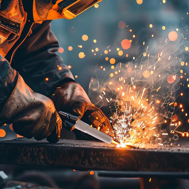 

Сварочное сопло 10 шт. Запасные части Сварочный наконечник сопла Антипригарное покрытие Аксессуар для сварочной горелки Защита от сварочного шлака 40x1.0