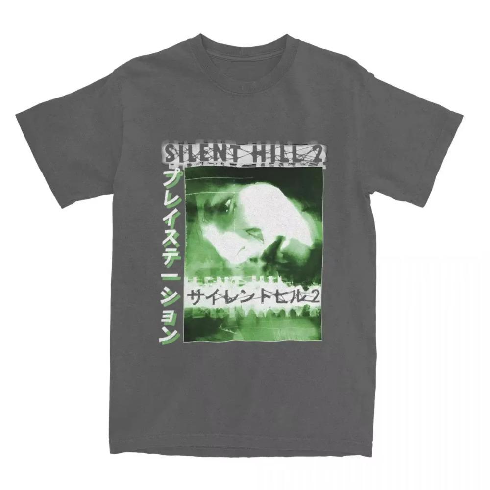 Silent Hill 2 Accessories Shirt Men Women Survival Horror Game Vintage  Printed Tee Shirts