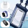 With Hang Rope Waterproof Phone Case 7.5 Inch Phone Waterproof Pouch Touch Screen Case  Swimming